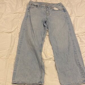 American Eagle Outfitters Light Blue Flare Jeans 90’s Style Size 11